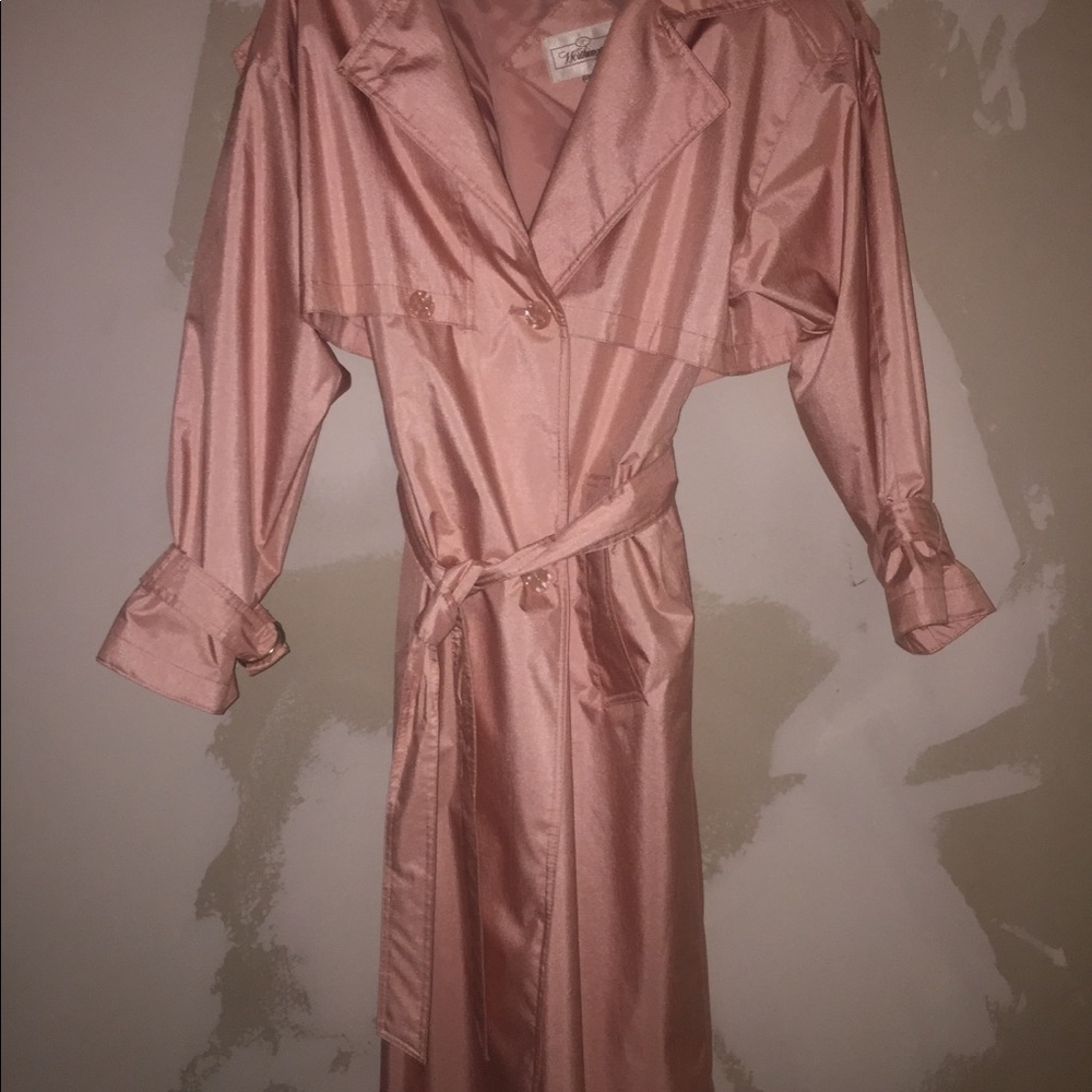 Worthington Pastel Pink Trench Coat